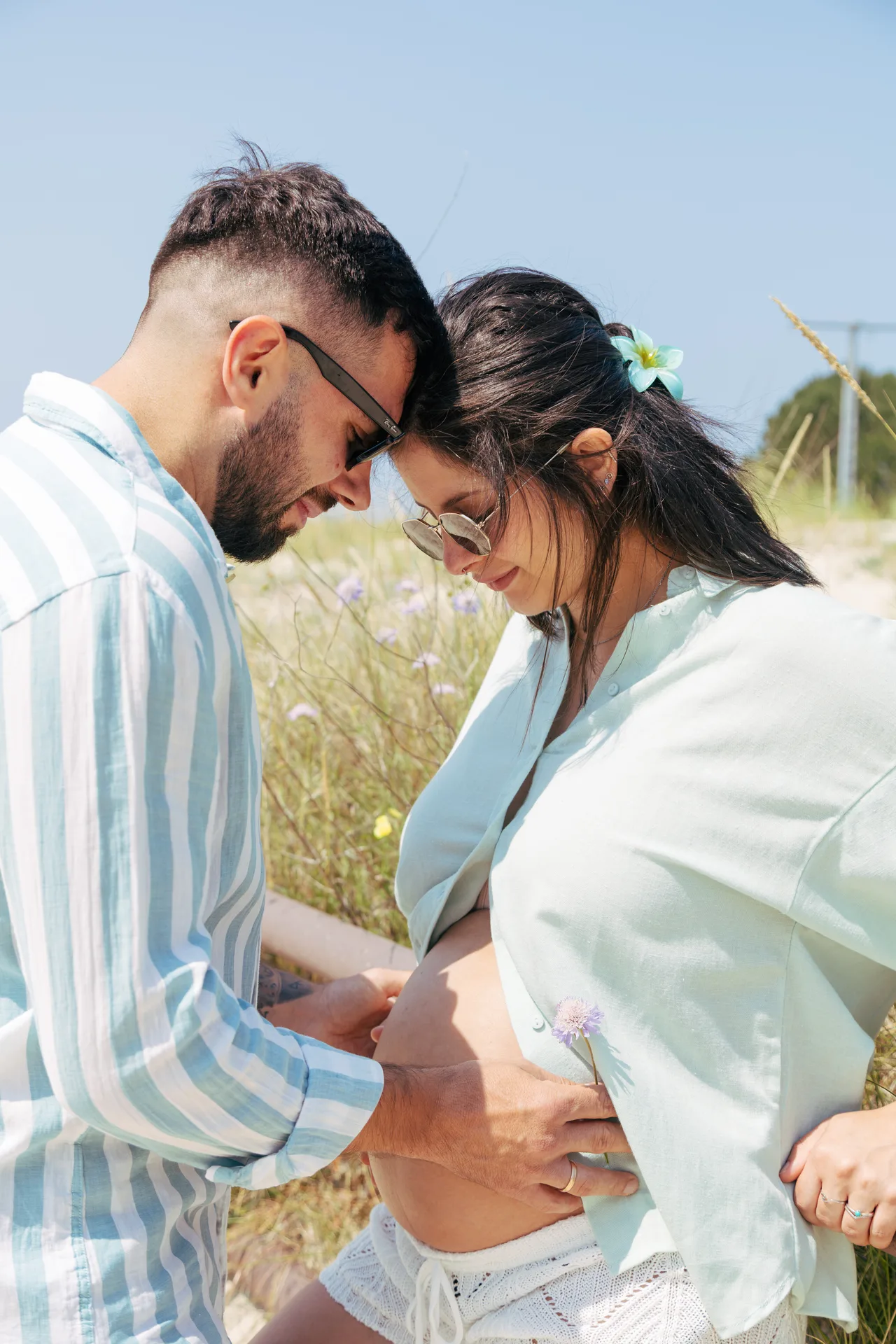 Sesión de maternidad exterior