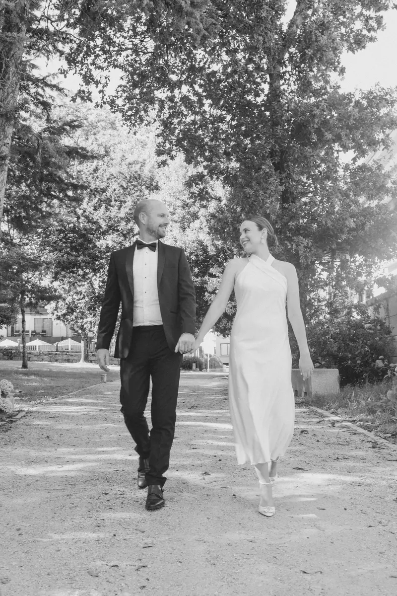 Fotografía de boda en exterior