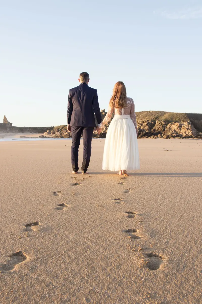 Boda con paisaje gallego de fondo
